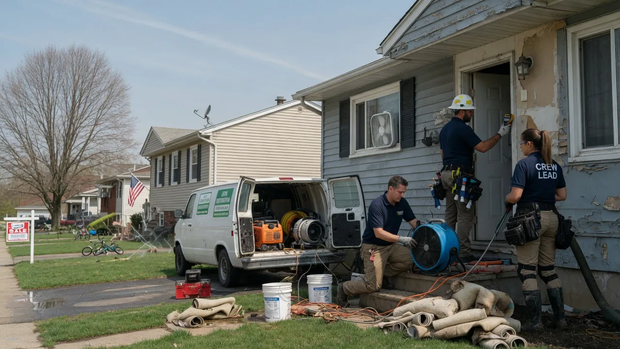 Flood Cleanup in Hollow Rock, TN near me